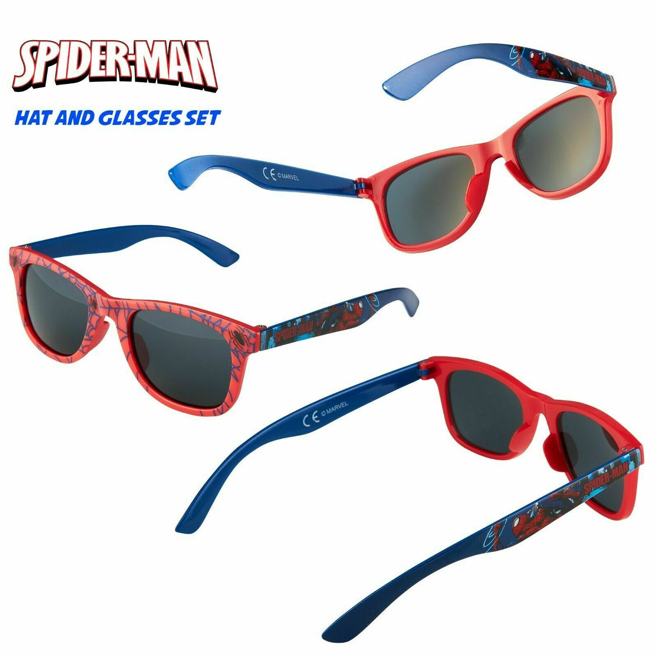 Marvel Baseball Cap Spiderman Sunglasses & Boys Caps Kids Sunglasses & Sun  Hat