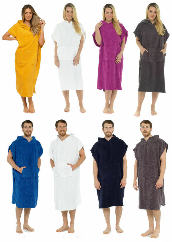 CityComfort Beach Towel for Adults Robes Women Men Cotton Towelling Poncho - Get Trend