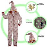 Harry Potter Glow in the Dark Super Soft Warm Fleece Onesie for Girls Boys Onesie Harry Potter £21.49