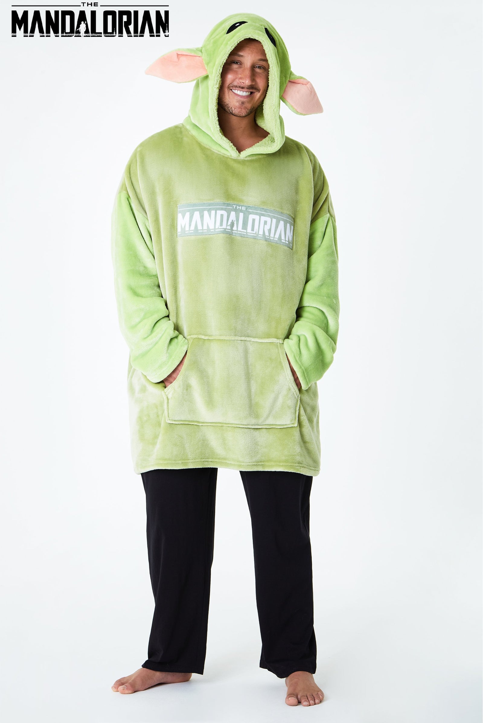 The Mandalorian Hoodies for Men, Baby Yoda Oversized Hoodie Blanket Gr