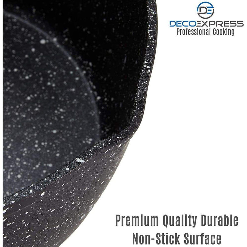 Decoexpress 16 Cm High Performance Induction Pan Prime Quality Cookware Set Saucepan Deco Express £9.45