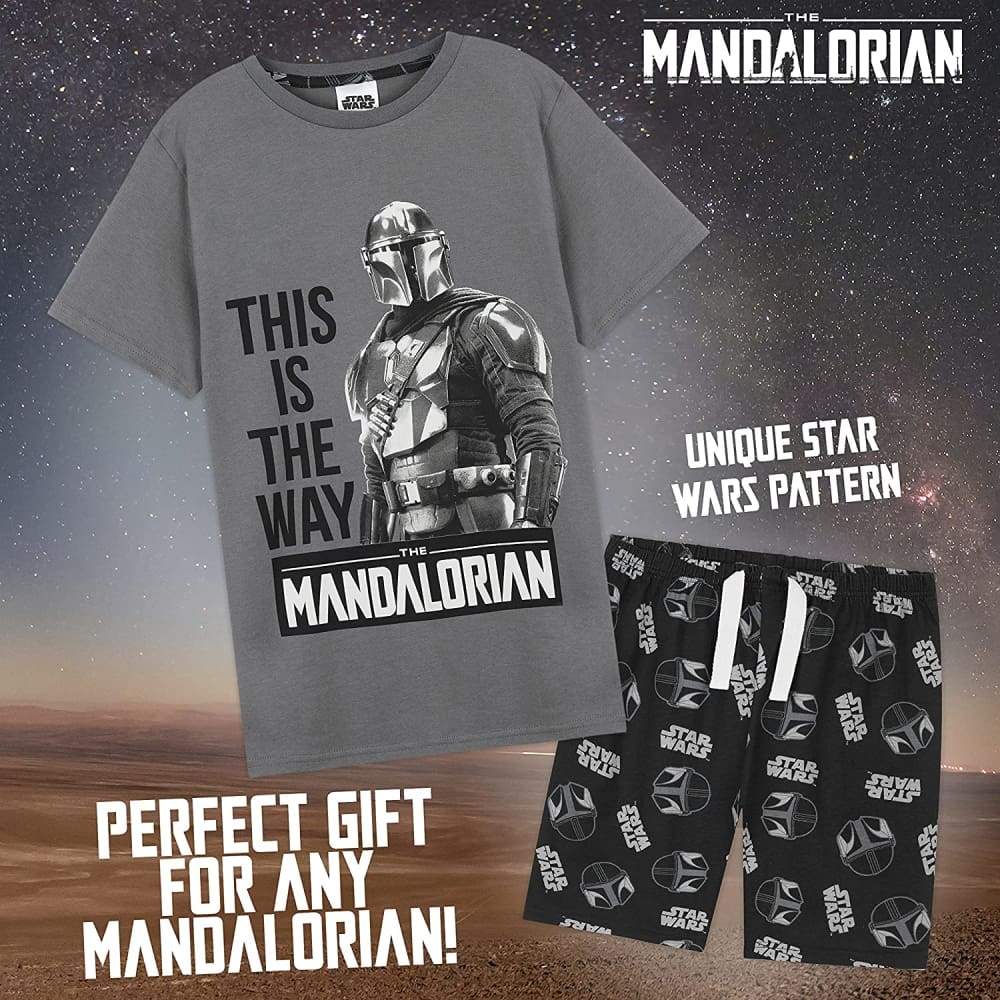 The Mandalorian Boys Pyjamas Boys Short Pyjamas Set Baby Yoda Gifts Pyjama Disney £8.99