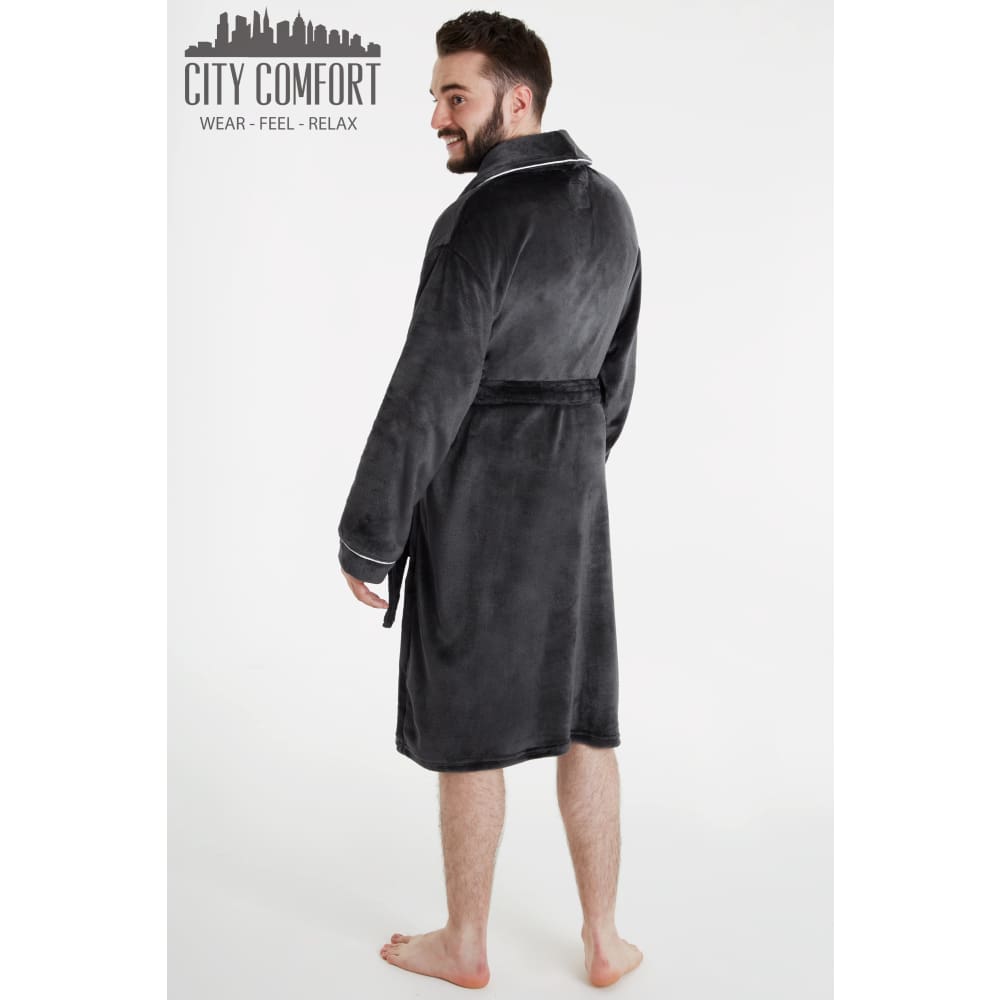 Citycomfort Luxury Super Soft Men Dressing Gown Mens Bathrobe Dressing Gown Citycomfort £22.49
