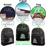 Citycomfort Glow in the Dark Gamer Large Backpack for Boys Teenagers (black Gamer) Backpack City Comfort £14.99 Save 10%