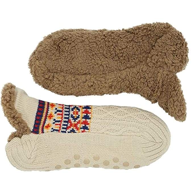 Citycomfort Socks Size 5-8 Fluffy and Warm non Slip Knitted Slipper for Man Socks Citycomfort £8.95