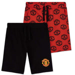 Manchester United F.c. Boys Shorts 2 Pack for Boys Teenagers Shorts Manchester United F.c. £11.49