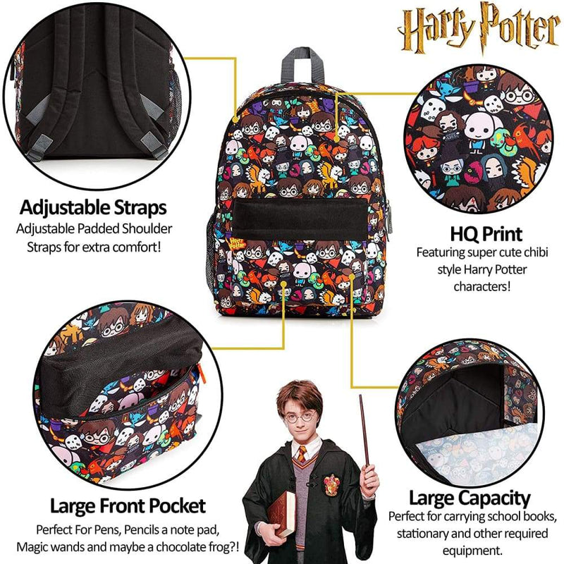 Harry Potter Large Backpacks Character Print School Bag for Boys Girls Teenagers Backpack Harry Potter £13.75 Save 20%