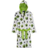Minecraft Hooded Soft Dressing Gown with Creeper Design for Gamers Boys Girls Dressing Gown Minecraft £21.74