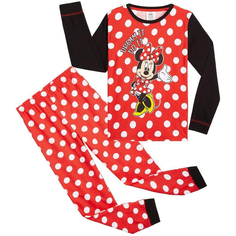 Disney Minnie Mouse Pyjamas Cotton Toddler and Girls Pjs Pyjamas Minnie Mouse £13.49