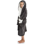 Citycomfort Fleece Dressing Gown Kids Towelling Robe Bathrobe Plush Super Soft Dressing Gown Citycomfort £10.95