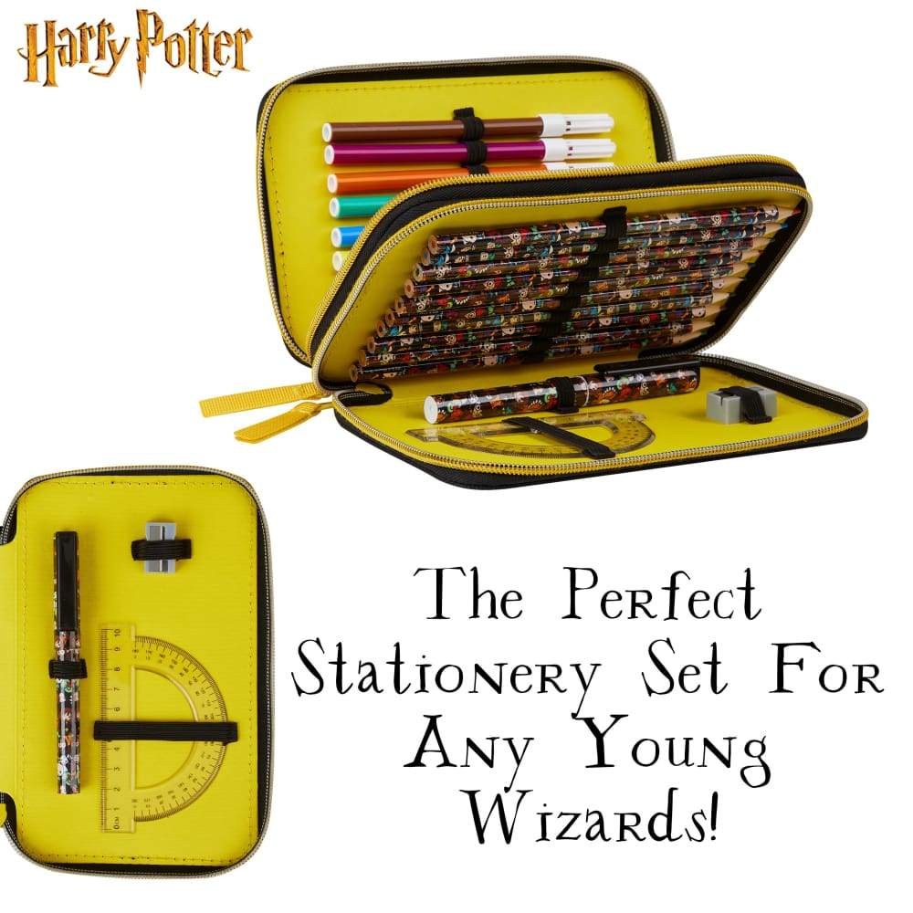 Harry Potter Large Filled Pencil Case with Harry Potter Stationary Supplies Pencil Case Harry Potter £12.49