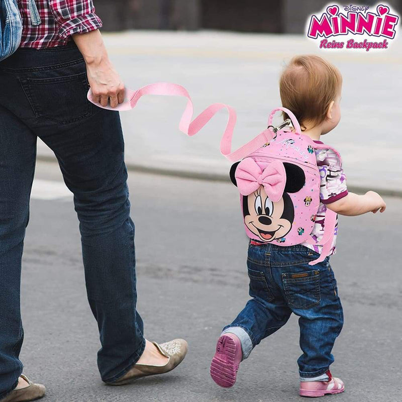 Disney Minnie Mouse Toddler Backpack with Reins Child Safety Harness Backpack Minnie £10.99