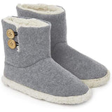 Dunlop Faux Sheepskin Warm Memory Foam Indoor Outdoor Bootie Slippers for Ladies Bootie Slippers Dunlop £14.45