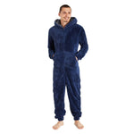 Citycomfort Fluffy Fleece Onesie with Hoodie and Pockets for Men Onesie Citycomfort £24.49