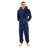 Citycomfort Fluffy Fleece Onesie with Hoodie and Pockets for Men Onesie Citycomfort £24.49