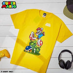 Super Mario T Shirt Fun Graphic 100% Cotton Short Sleeve Boys Girls Teenagers T-shirt Super Mario £9.99