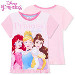 Disney Girls Pyjamas Girls Short Pjs Set Disney Princess Merchandise Pyjama Disney Princess £4.99