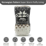Mens Slipper Socks Bed Socks for Men with Sherpa Wool non Slip Slipper Socks Citycomfort £10.49
