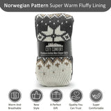 Mens Slipper Socks Bed Socks for Men with Sherpa Wool non Slip Slipper Socks Citycomfort £10.49