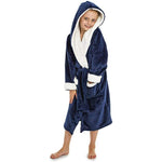 Citycomfort Fleece Dressing Gown Kids Towelling Robe Bathrobe Plush Super Soft Dressing Gown Citycomfort £10.95