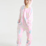 CityComfort Glow in The Dark Onesie Kids Onesies for Girls Rainbow Unicorn Pyjamas - Get Trend