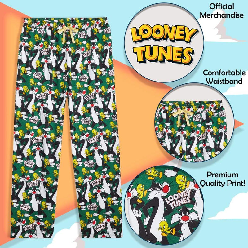 Looney Tunes Mens Lounge Pants Cotton Mens Pjs for Men Teens Pyjamas Bottoms Looney Tunes £13.49