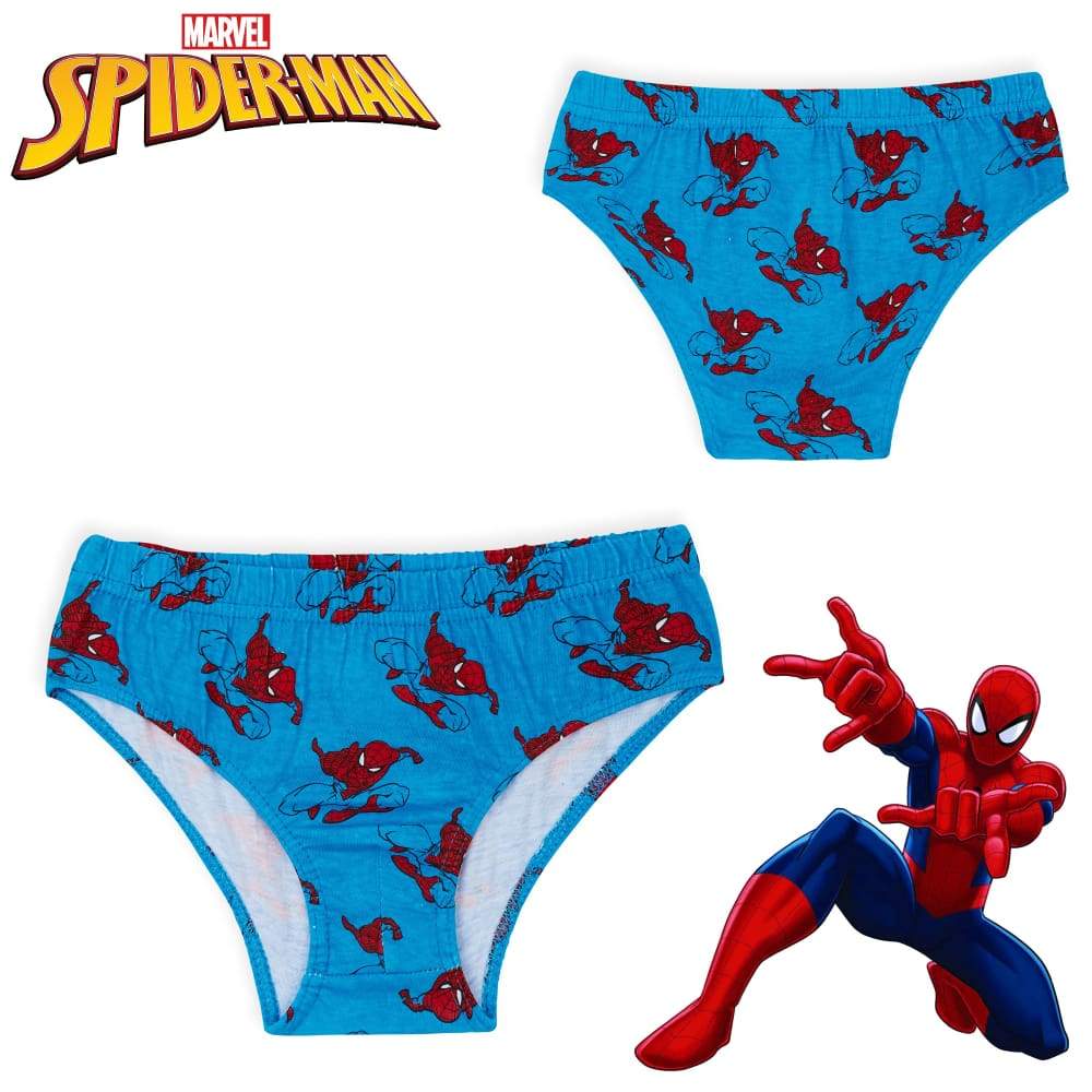 Marvel Spiderman Boys Pants 5 Pack Cotton Briefs Underwear for Boys and Toddlers Underwear Spiderman £9.99