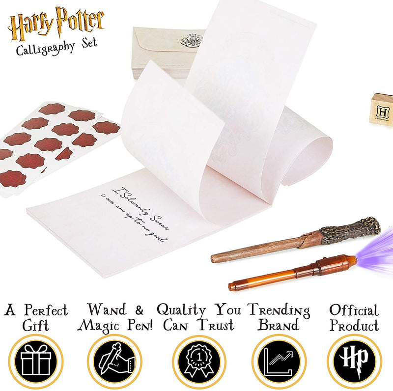 Calligraphy Harry Harry Potter Calligraphy Writing Set with Hogwarts Stamp for Women ...