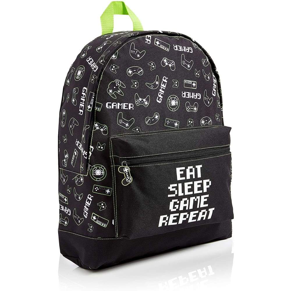 Citycomfort Glow in the Dark Gamer Large Backpack for Boys Teenagers (black Gamer) Backpack City Comfort £14.99 Save 10%