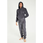 Citycomfort Fluffy Fleece Onesie with Hoodie and Pockets for Men Onesie Citycomfort £24.49