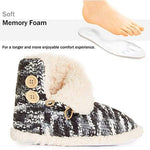 Citycomfort Warm Cosy Super Soft Indoor Outdoor Knitted Slipper Boots for Women Bootie Slippers Citycomfort £14.49