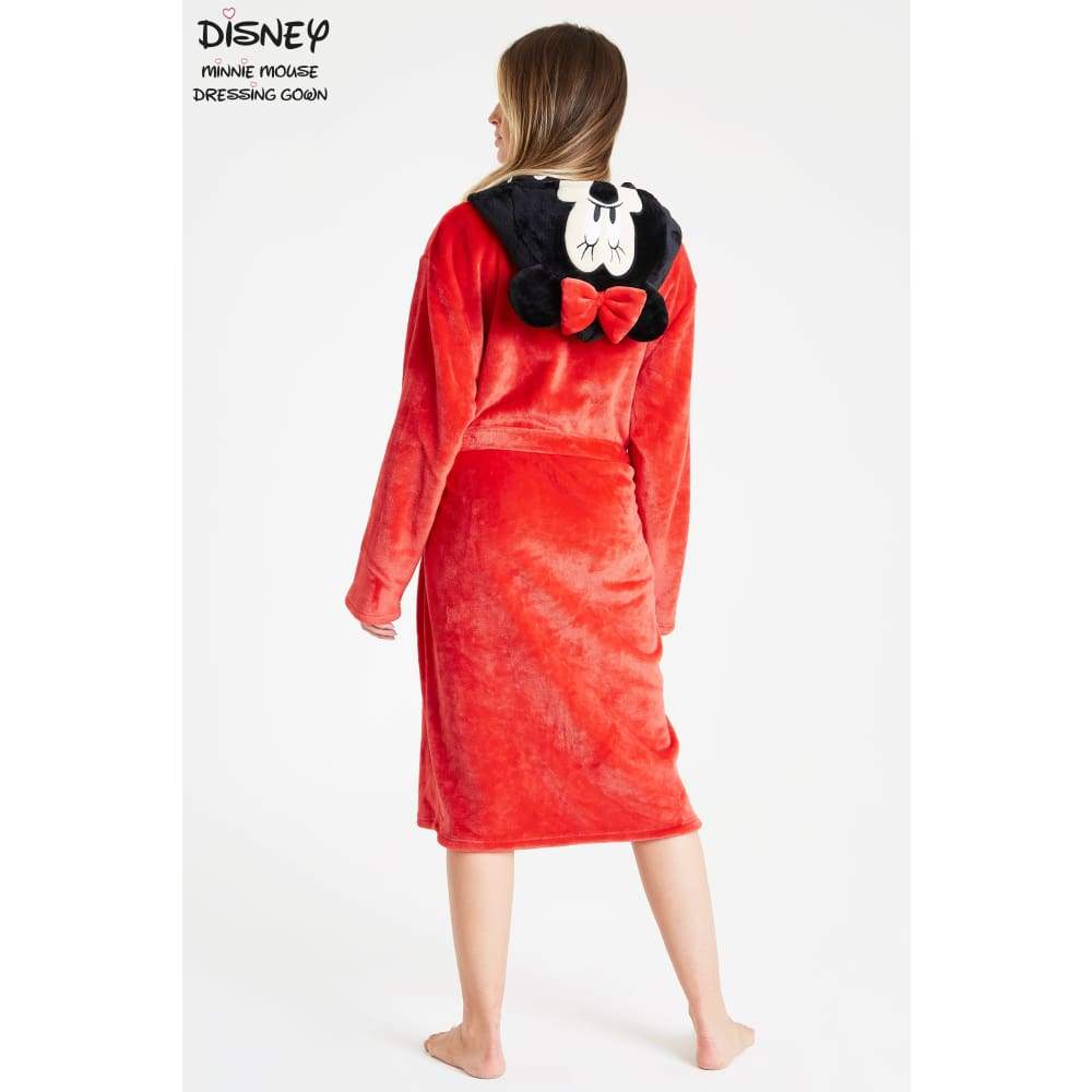 Disney Ladies Dressing Gown Minnie Mouse Fleece Hooded Robe Gifts for Women - Minnie Mouse - Dressing Gown - gettrend.com Get Trend Disney Ladies Dressing Gown Minnie Mouse Fleece Hooded Robe Gifts for Women - Minnie Mouse - Dressing Gown - gettrend.com Get Trend