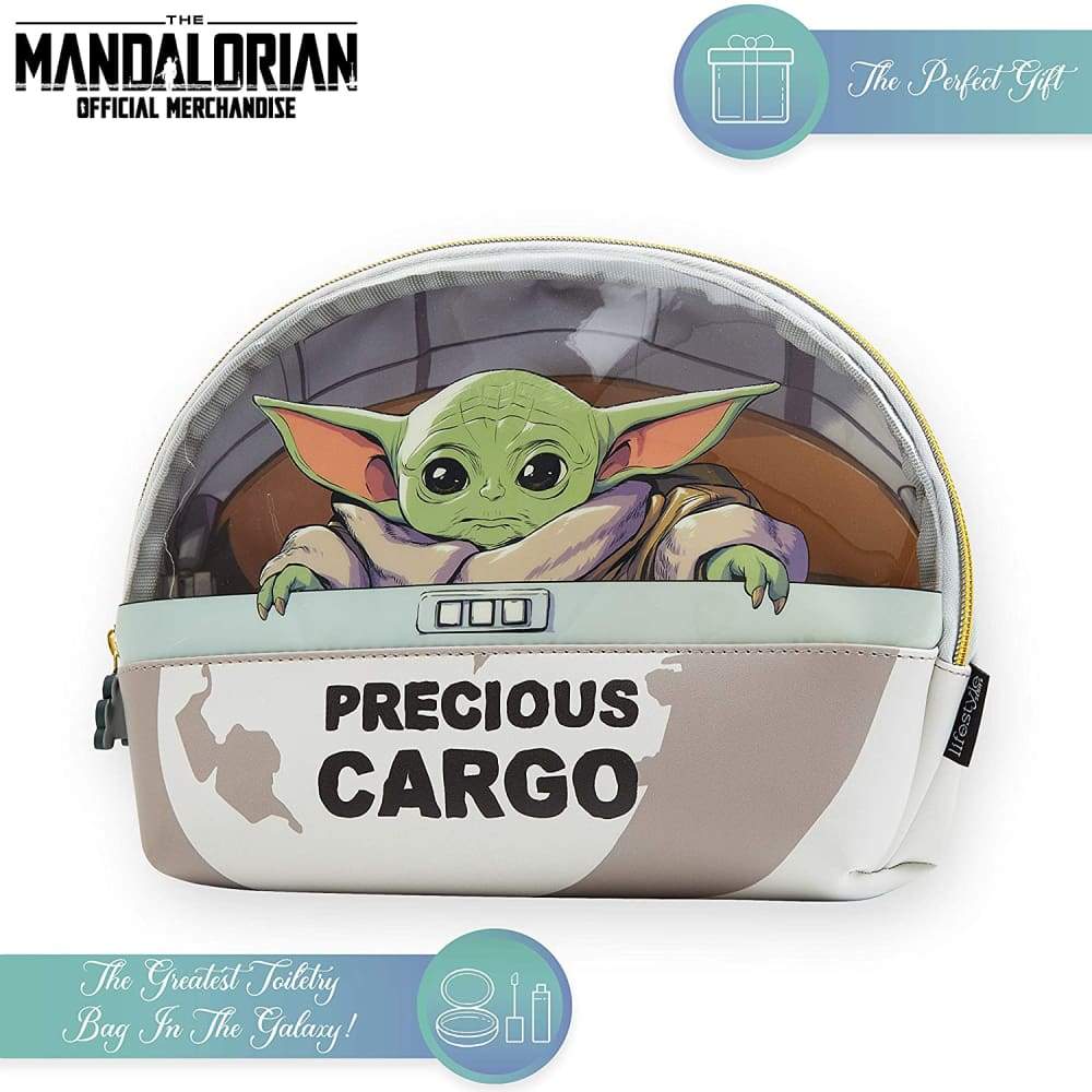 Star Wars Baby Yoda Large Capacity Toiletry Bag for Men Women Teens and Kids Toiletry Bag Star Wars £9.49