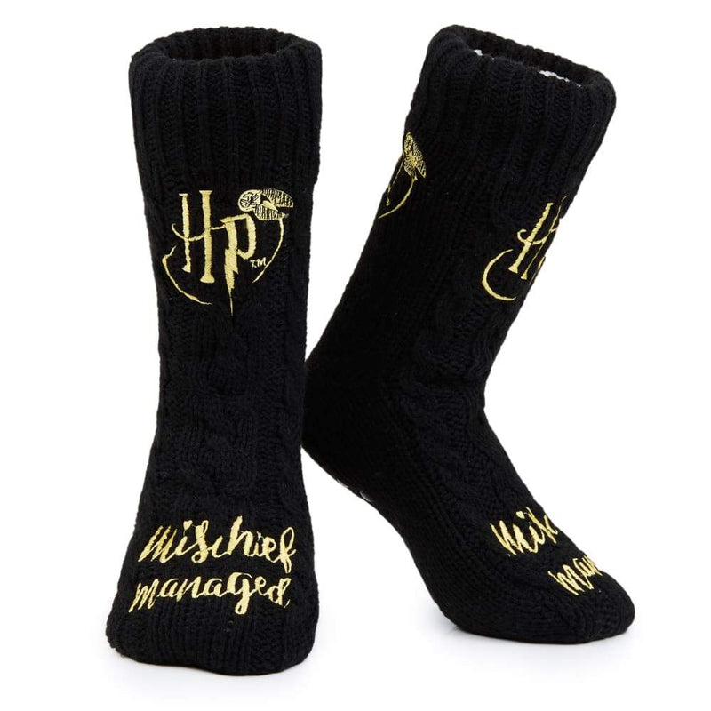 Harry Potter Slipper Socks Women Knitted Fluffy Socks Harry Potter Gifts Socks and Slippers Harry Potter £12.29