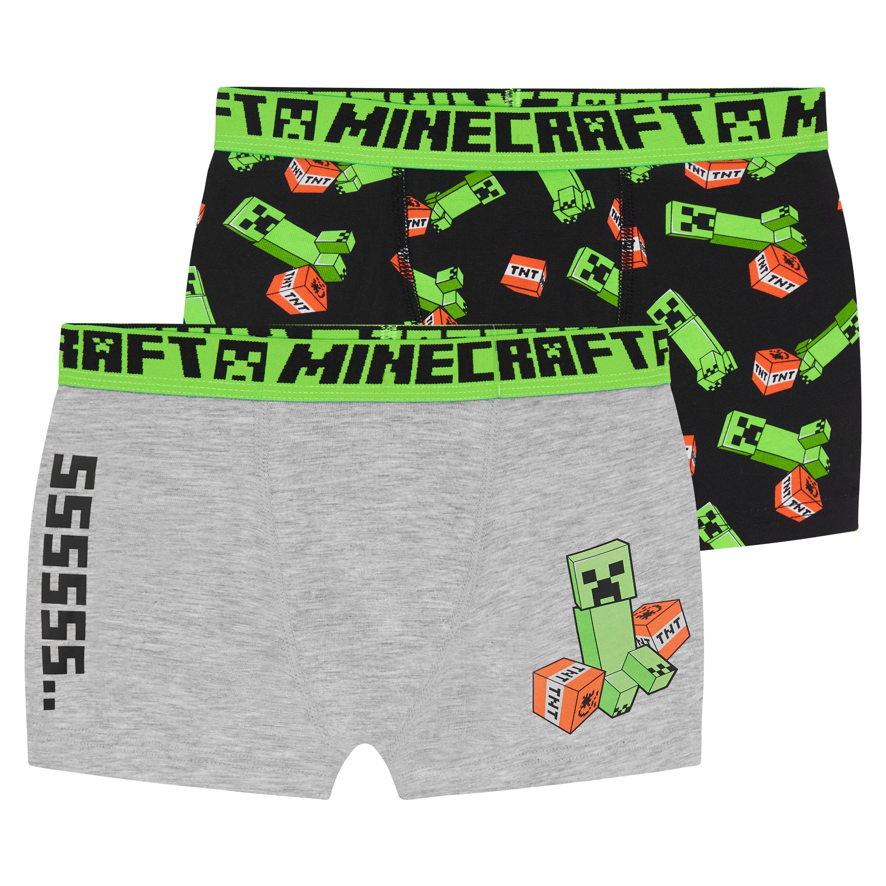 Minecraft Boxer Shorts, Boys Underwear -Pack of 2 – Get Trend