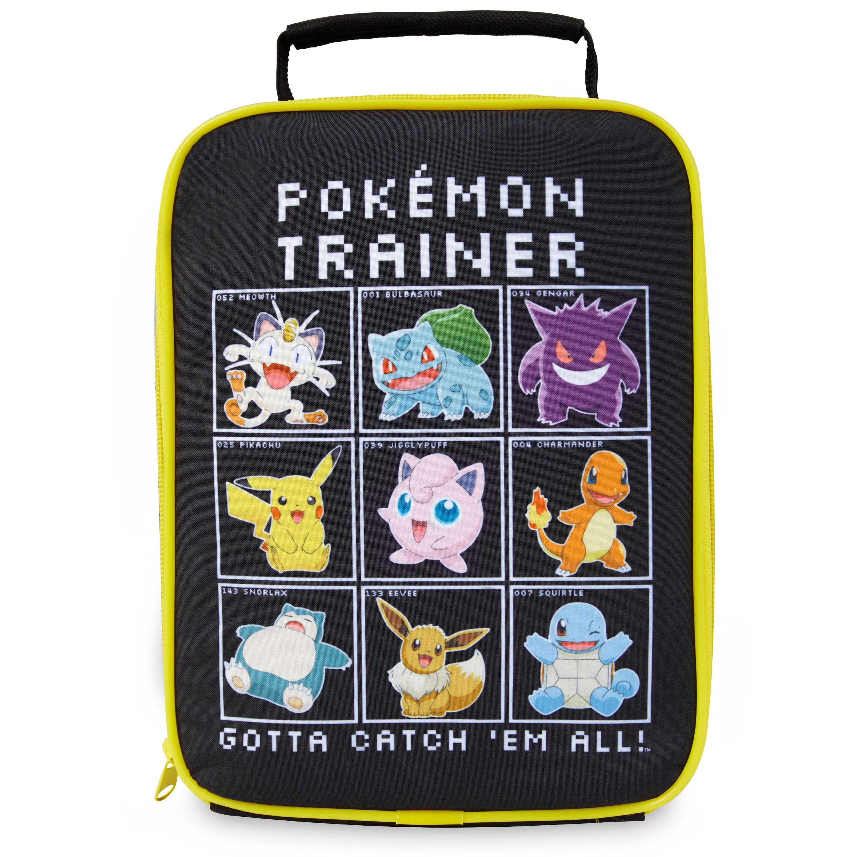 Pokemon Lunch Bag Boys Girls Anime Lunch Box Kids Cooler Bag for Snacks Daycare Travel Picnic School Supplies Gifts for Kids