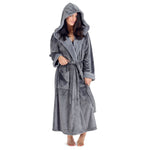 Citycomfort Fluffy Super Soft Hooded Dressing Gown for Women Dressing Gown Citycomfort £26.49