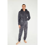 Citycomfort Fluffy Fleece Onesie with Hoodie and Pockets for Men Onesie Citycomfort £24.49