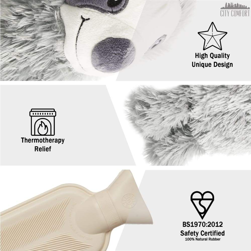Citycomfort Extra Long Sloth Hot Water Bottle with Cover Hot Water Bottles Citycomfort £17.49