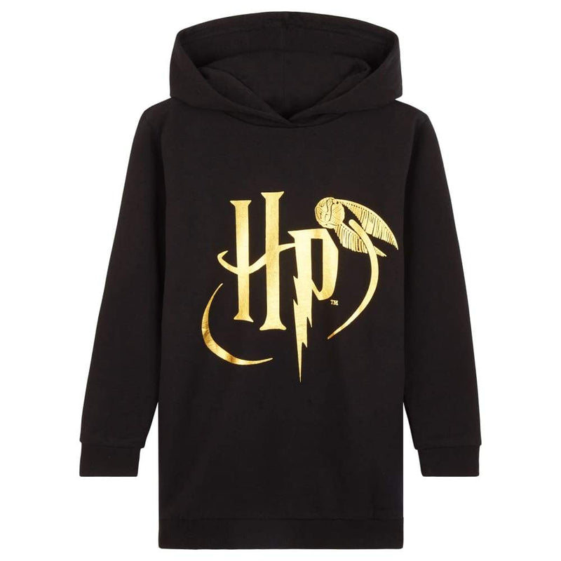 Harry Potter Hoodie Dress for Girls and Teens Cotton Oversized Jumper Hoodie Dress Harry Potter £18.49