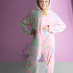 CityComfort Glow in The Dark Onesie Kids Onesies for Girls Rainbow Unicorn Pyjamas - Get Trend