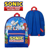 Sonic the Hedgehog Backpack Large Capacity School Bag for Children Teens Backpack Sonic £15.49