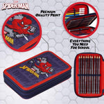 Marvel Spiderman Large Filled Pencil Case with Spiderman Stationary Supplies for Boys Pencil Case Spiderman £12.49