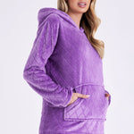 CityComfort Womens Pyjamas, Warm Fleece Hooded Pyjamas for Women Sets
