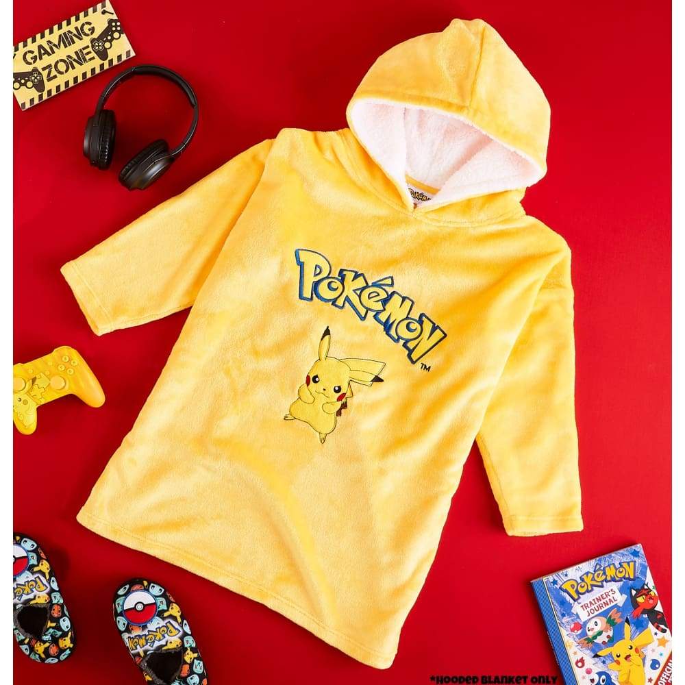 Pokemon Pikachu Oversized Blanket Hoodie for Boys Girls Hoodie Pokèmon £22.49